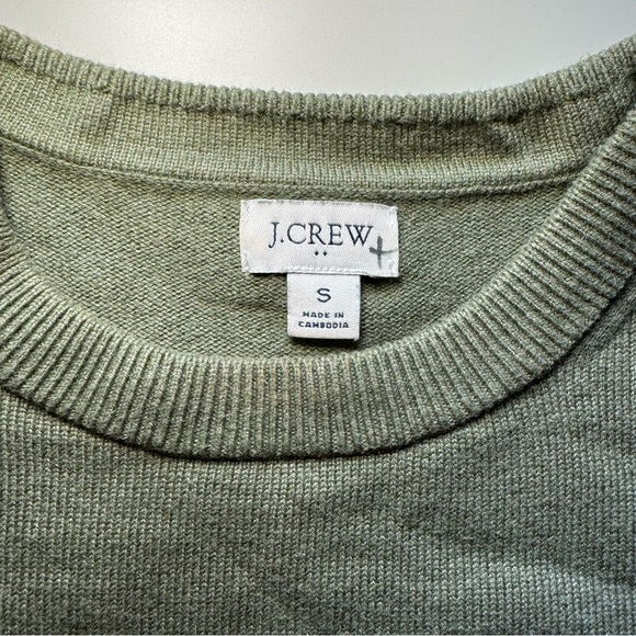 J. Crew Cropped Cotton blend Crew Neck Sweater Women’s size Small - Picture 4 of 8